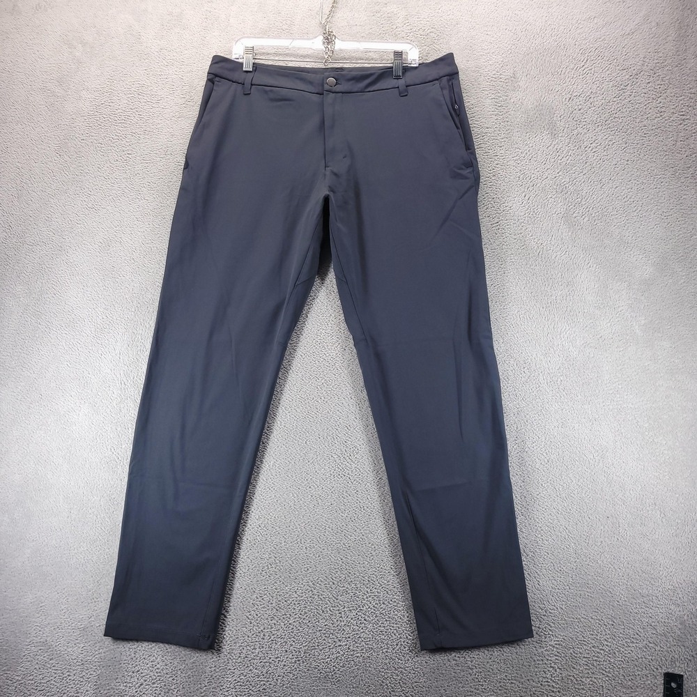 Lululemon Pants Mens 36x30 Gray Commission Slim Office Work Casual Travel
